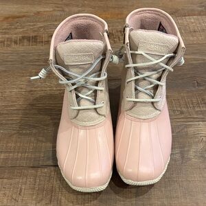 Sperry Blush Pink Women's Duck Boots